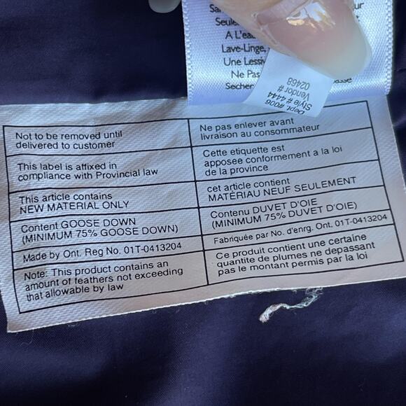 Eddie Bauer Jacket Womens Medium Purple Down Quilted Puffer Full Zip Winter Coat - Picture 7 of 9